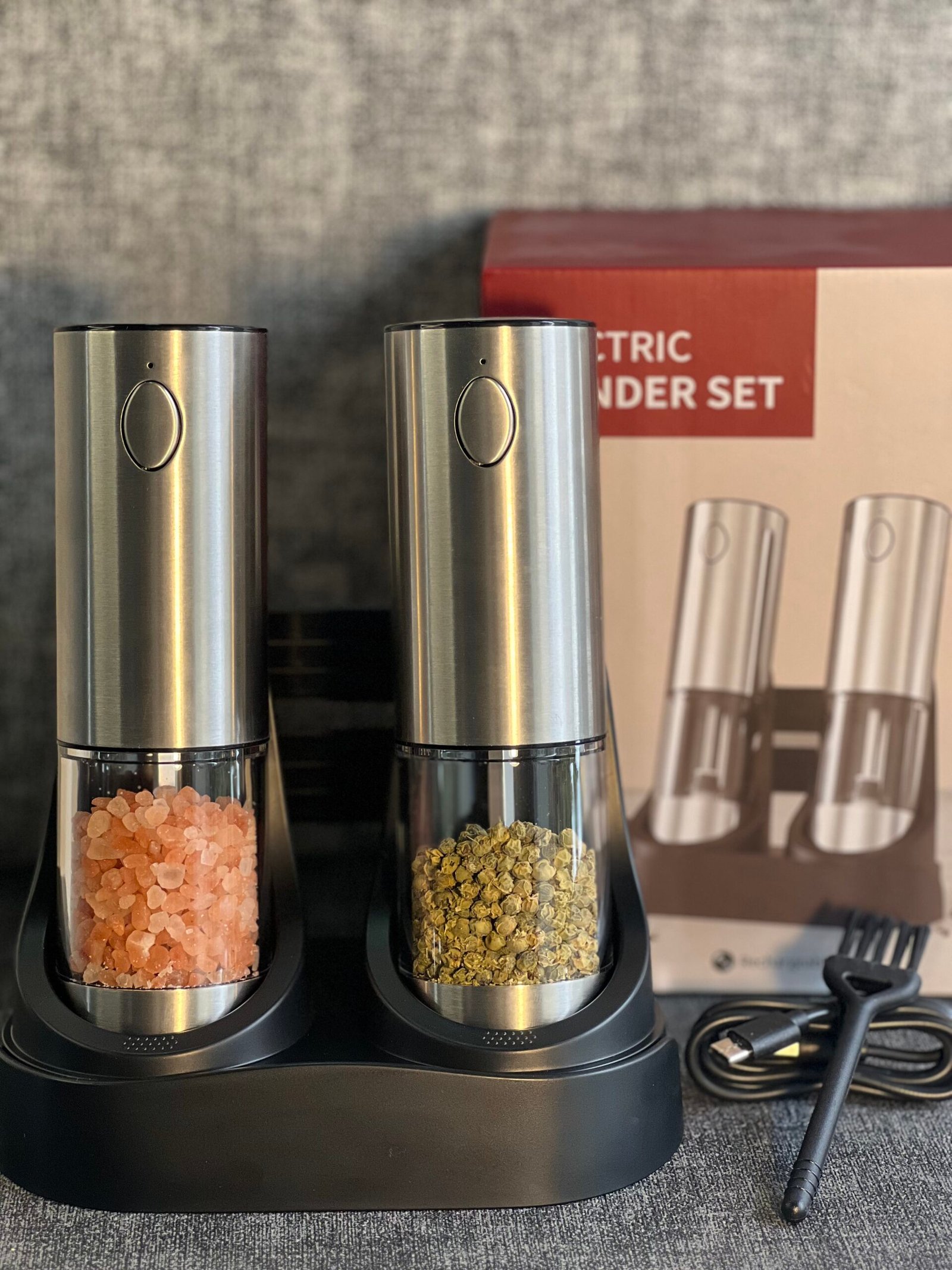 Sal Pimentero Plateado eléctrico (Doble) - Imagen 5